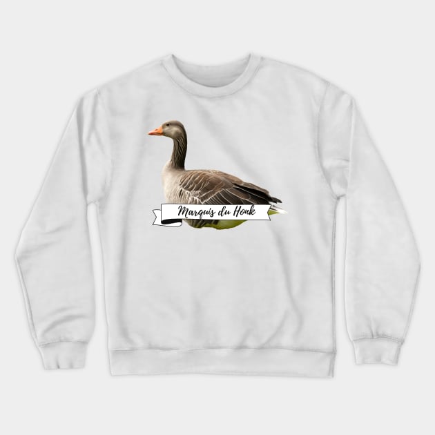 Royal Geese Marquis du Honk Crewneck Sweatshirt by nathalieaynie